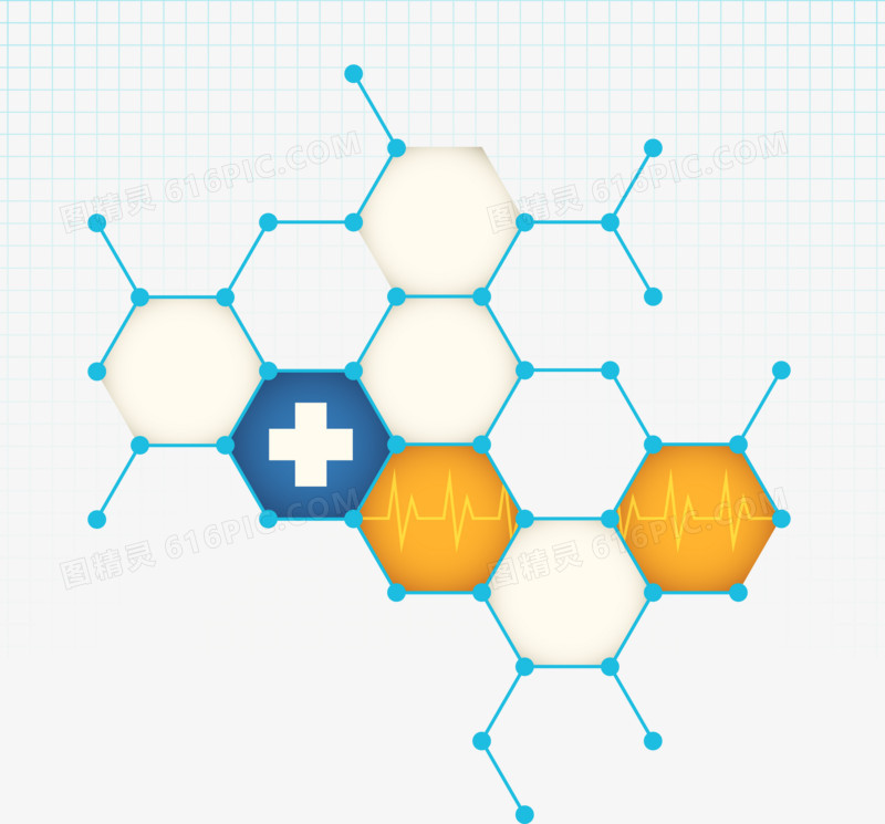 创意医疗背景设计矢量