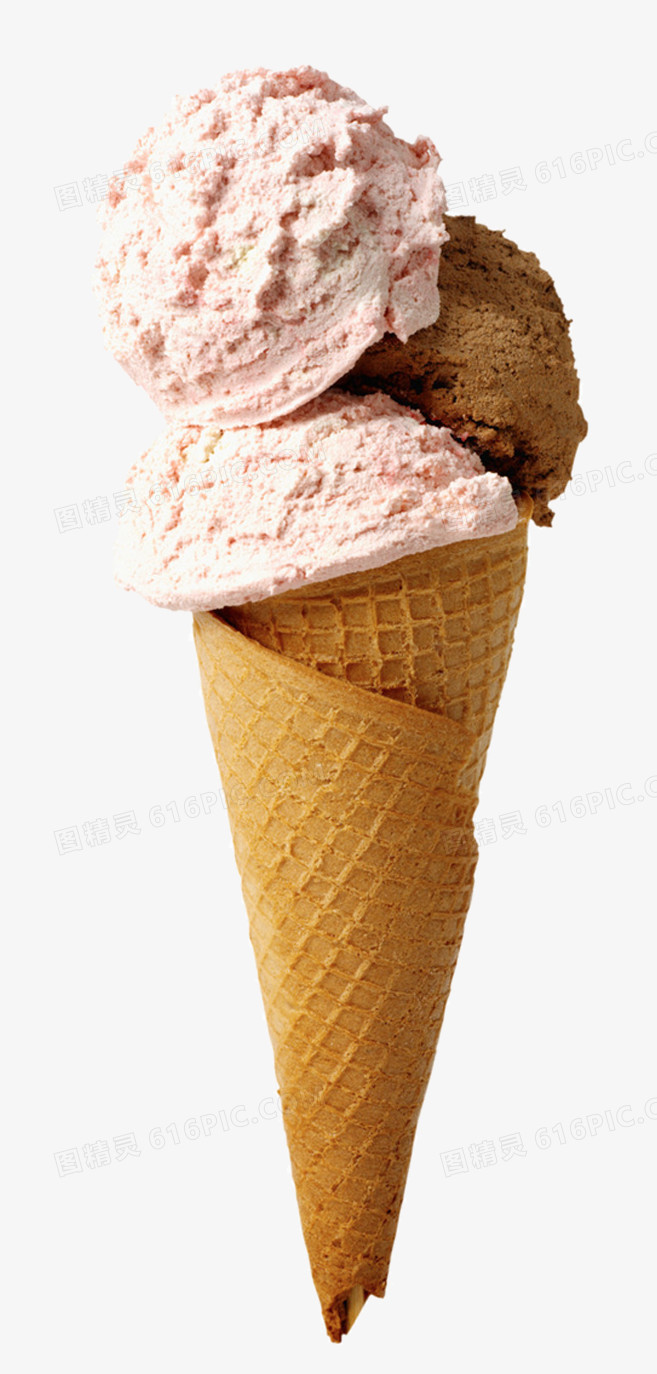 饮料冰激凌卡通 冰淇淋甜筒