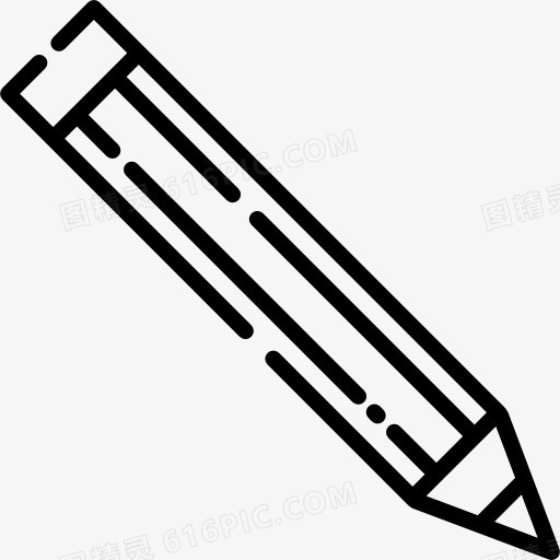 铅笔书写图标