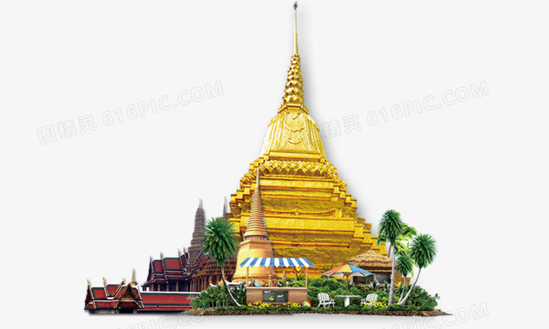 泰国寺庙元素