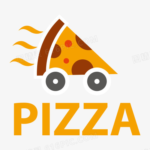 披萨LOGO标志矢量图