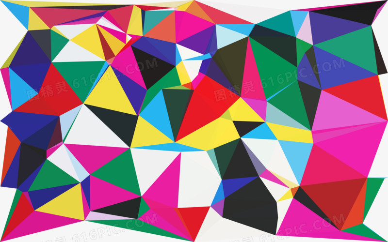酷炫 晶格化 曲线 抽象几何体海报背景