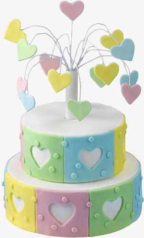 心形唯美生日蛋糕