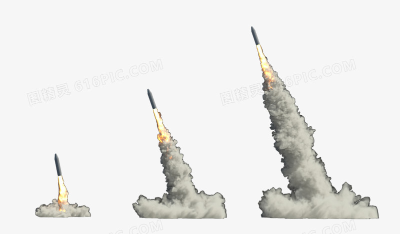 卡通导弹发射png导弹爆炸烟雾png导弹爆炸烟雾png发射的导弹和烟雾png