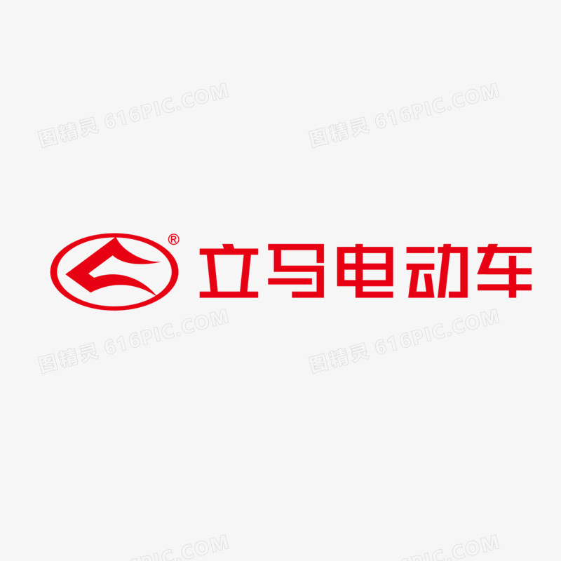立马电动车矢量标志
