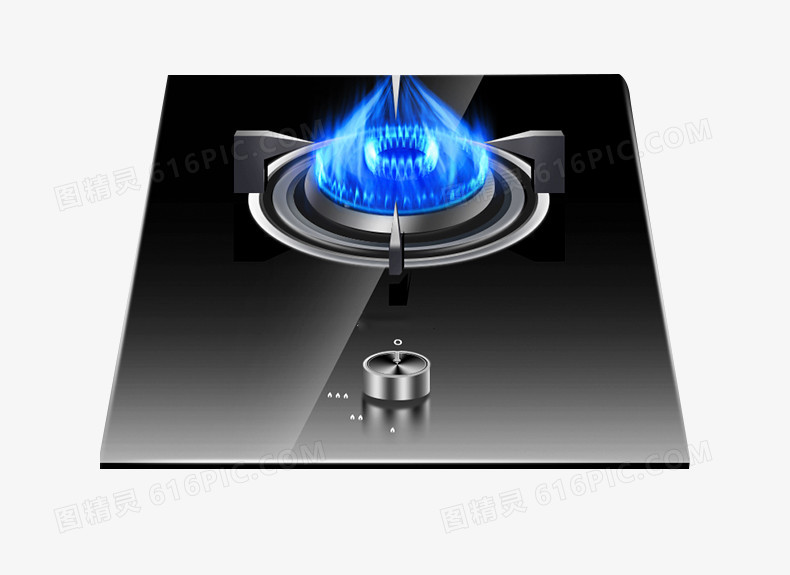 黑色耐高温材质燃气灶