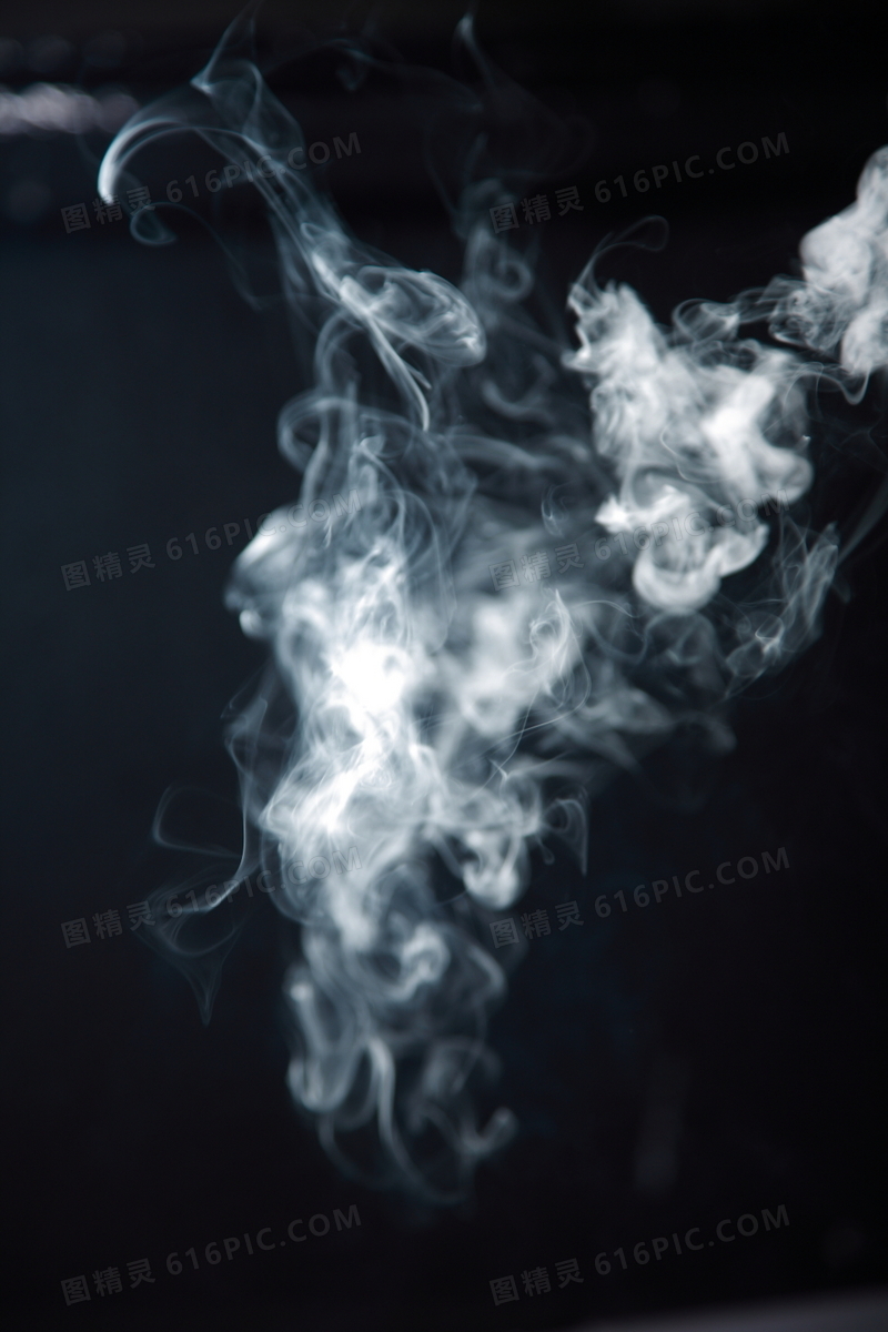 白色烟雾缭绕高清摄影