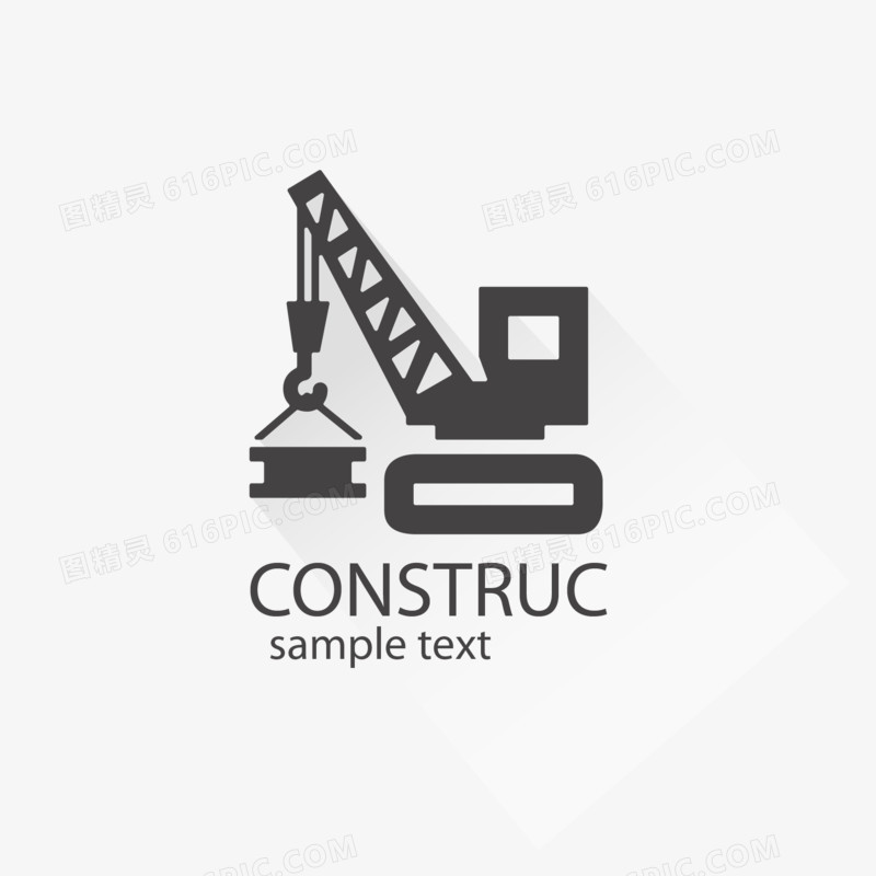 创意建筑施工标志矢量素材图片免费下载