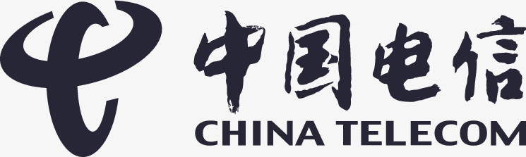 电信logo文字组合