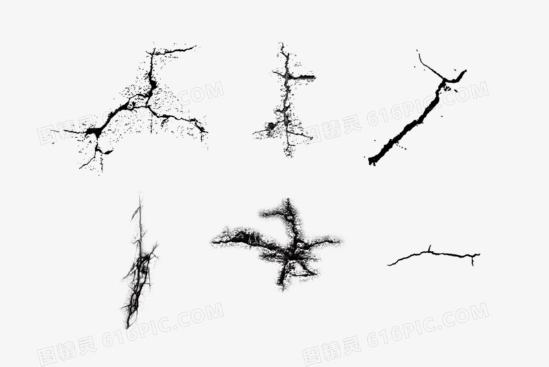 墙缝裂缝分层素材