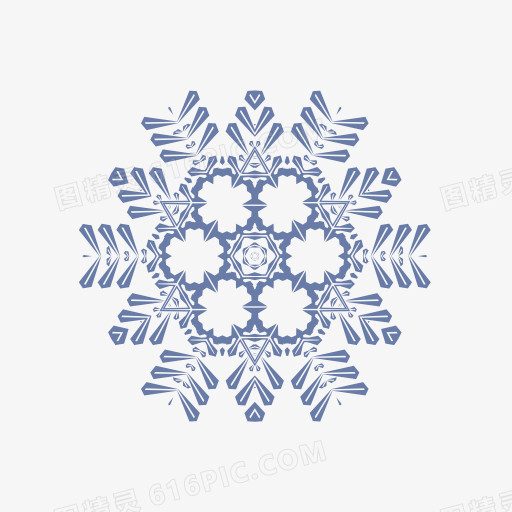 鳞片雪雪花片状矢量包体积1