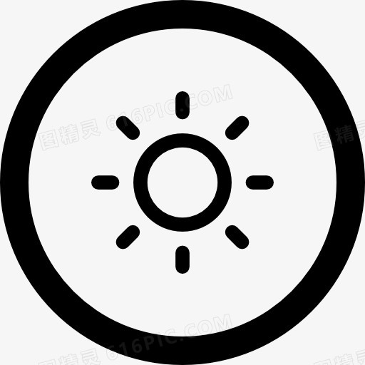 太阳一圈图标