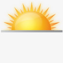 太阳上升日出天气iconsland-weather