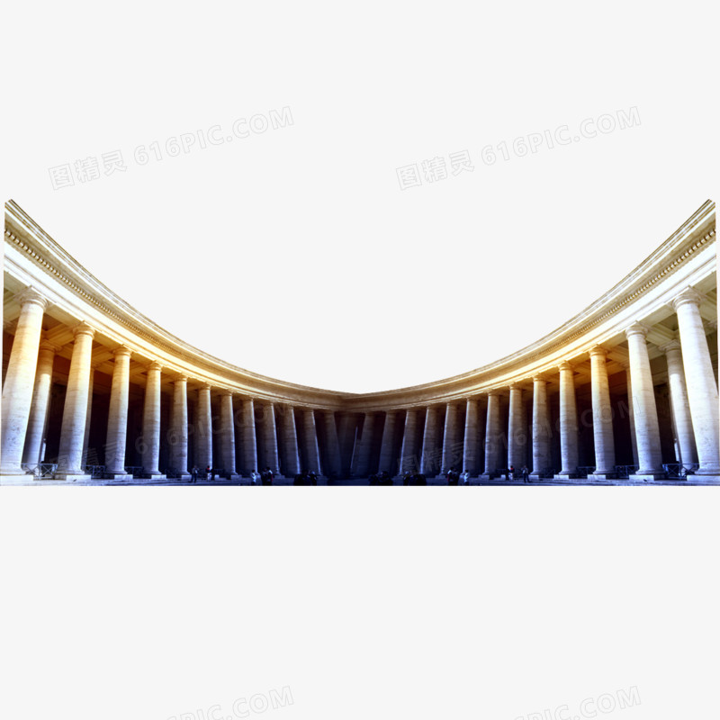 罗马柱建筑
