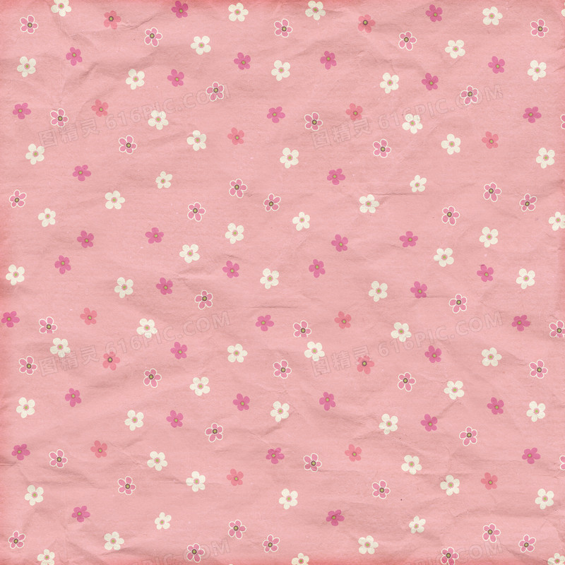 粉色可爱碎花布料背景