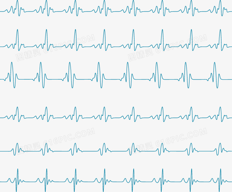 心率图矢量素材