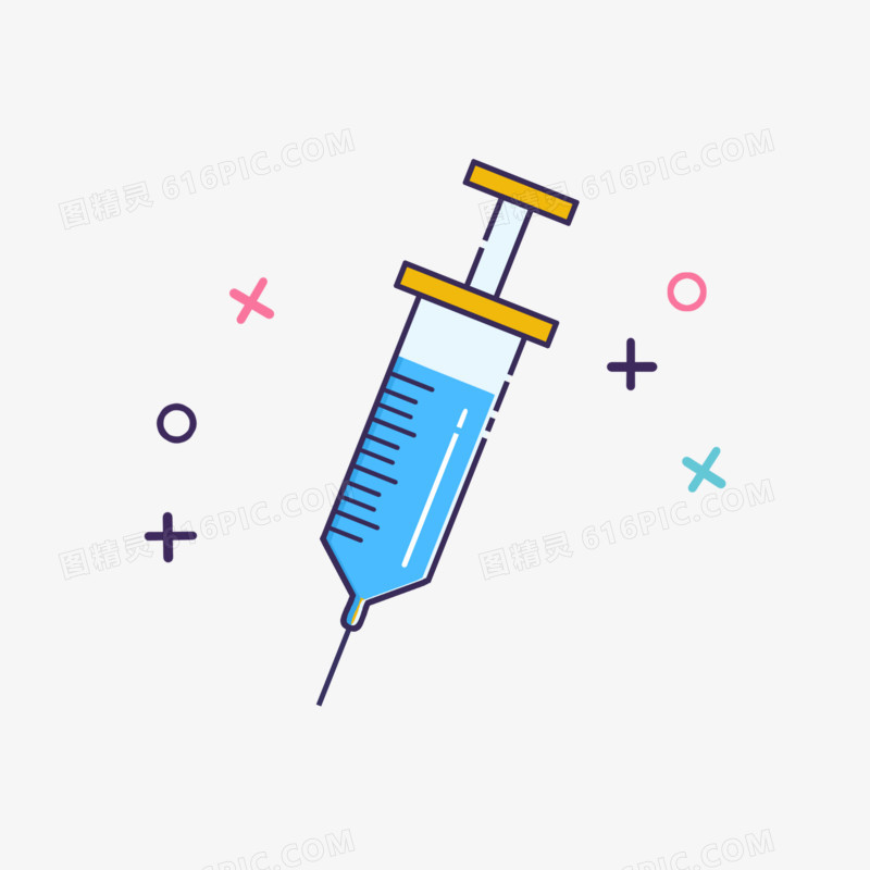 MBE风格医疗用品针筒免抠元素