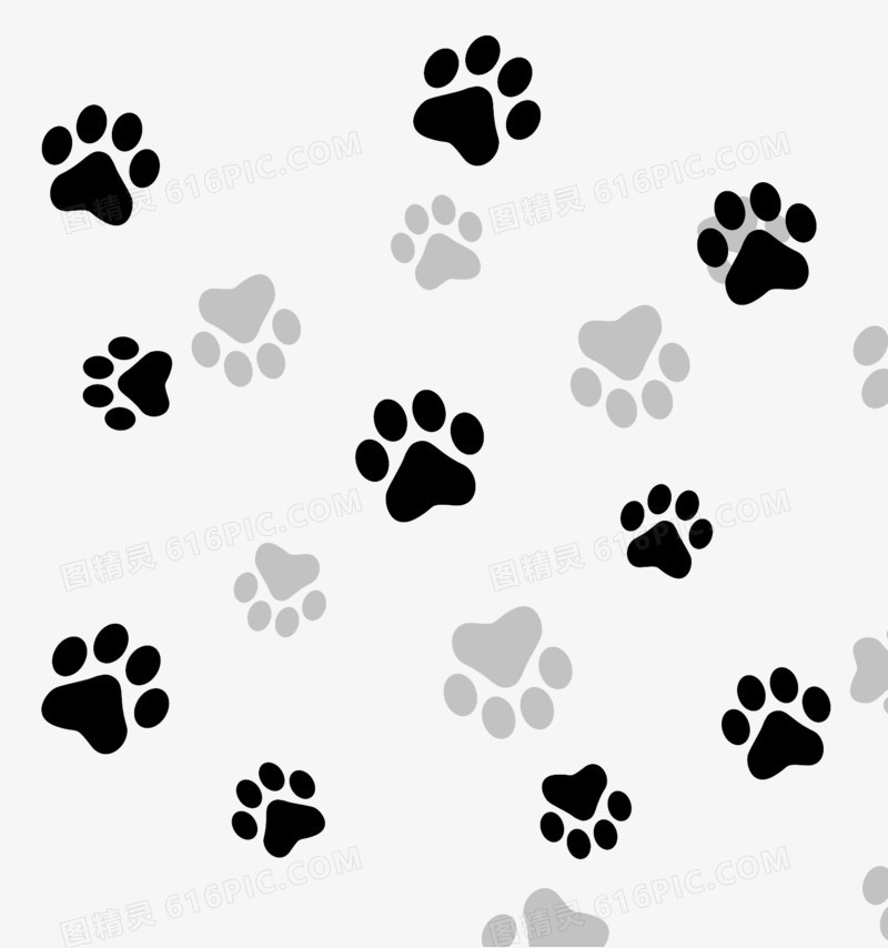 黑色灰色组成的狗爪纹理