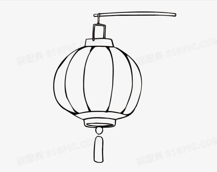 红色中国风 卡通手绘灯笼