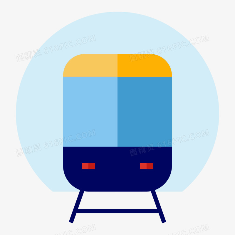火车头地铁logo图标素材