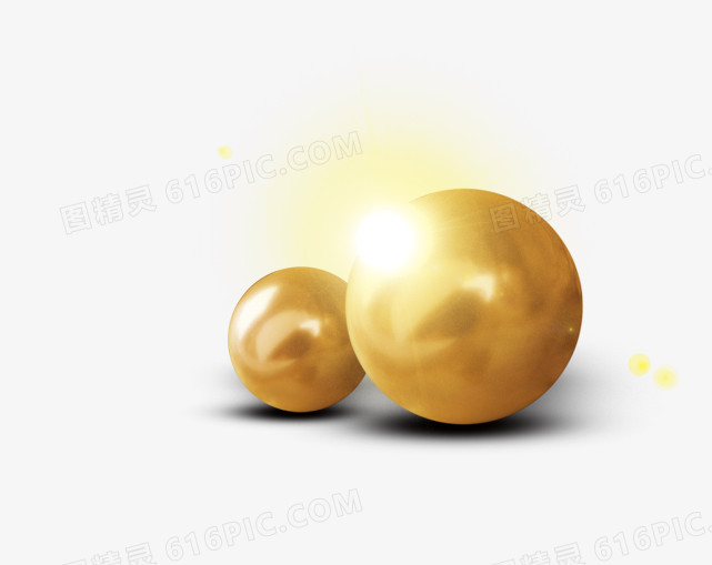 金色珍珠素材