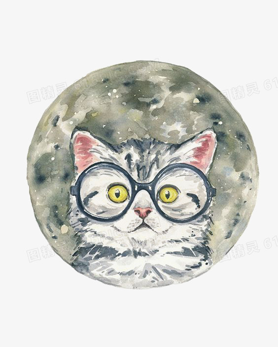 猫咪圆形LOGO