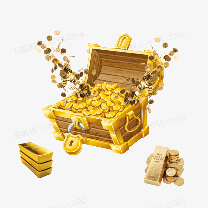 藏宝箱和金币
