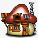 Smurf House Exterior Icon