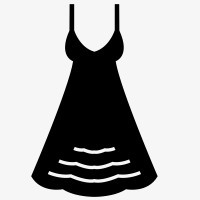 合成创意合成黑色的吊带裙