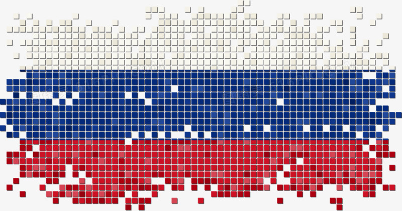矢量俄罗斯国旗