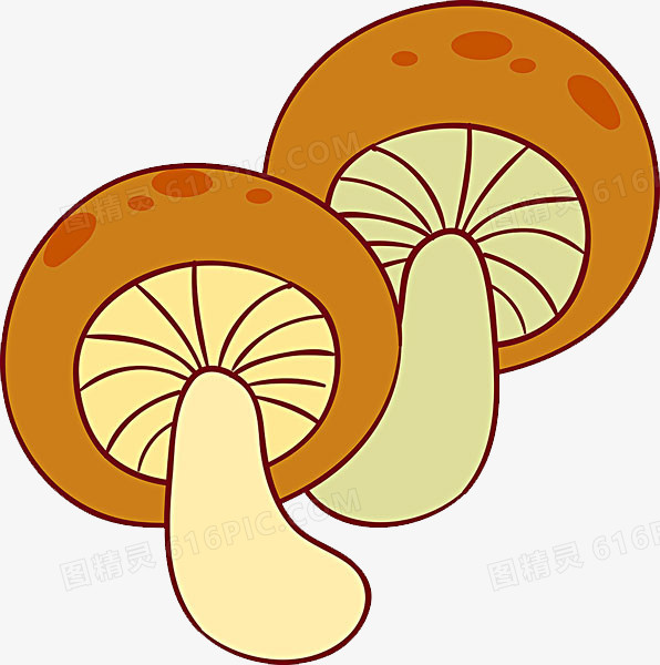 卡通蘑菇pngeps蘑菇png卡通蘑菇设计矢量素材pngeps矢量新鲜蘑菇png