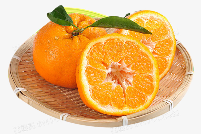 生鲜水果一篮橙子
