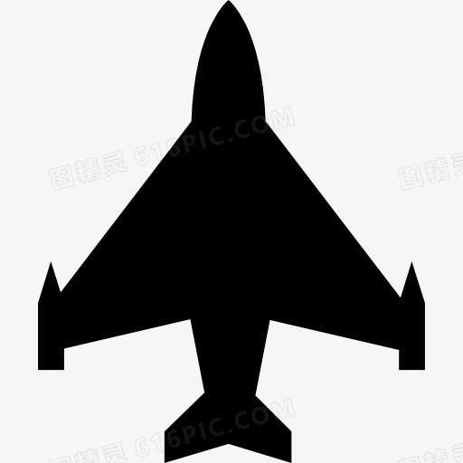 飞机运输的剪影在黑色的形状图标