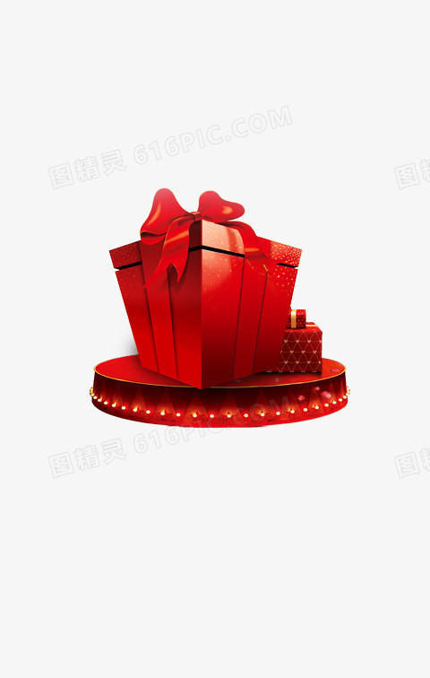 红色礼物盒