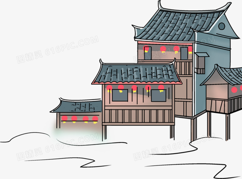 x 712 像素授权方式: 不可商用i分享者:胖胖元古代卡通人物中国风建筑