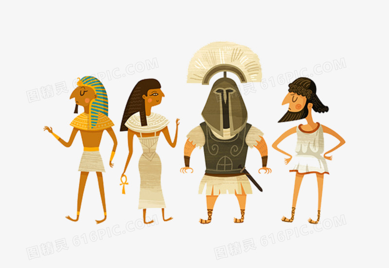 卡通埃及人