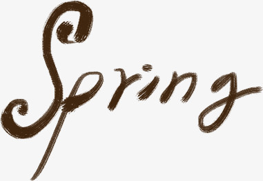 创意合成欧式英文效果合成spring