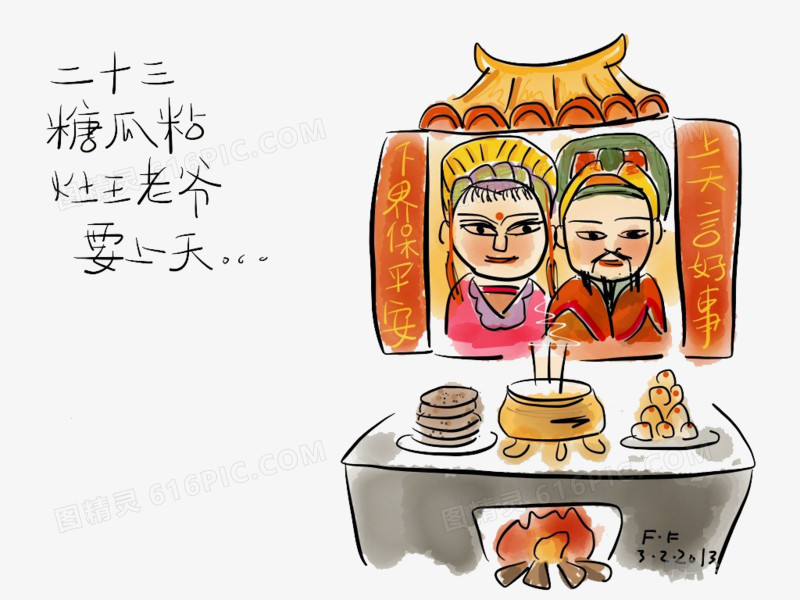 新年习俗素材