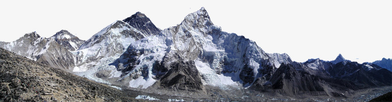 高大的雪山