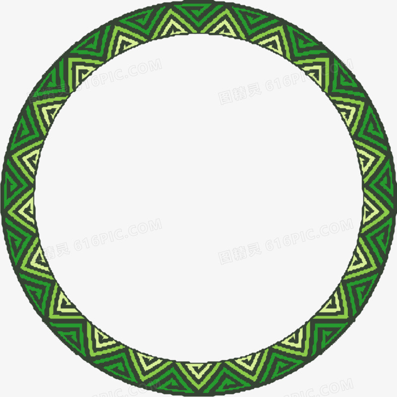 绿色圆形装饰