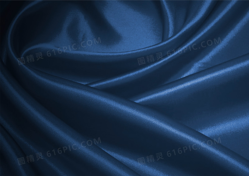 蓝色丝绸全屏海报背景