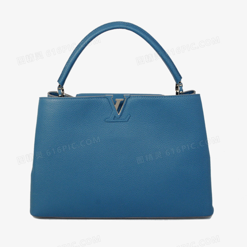LV蓝色包手提包包