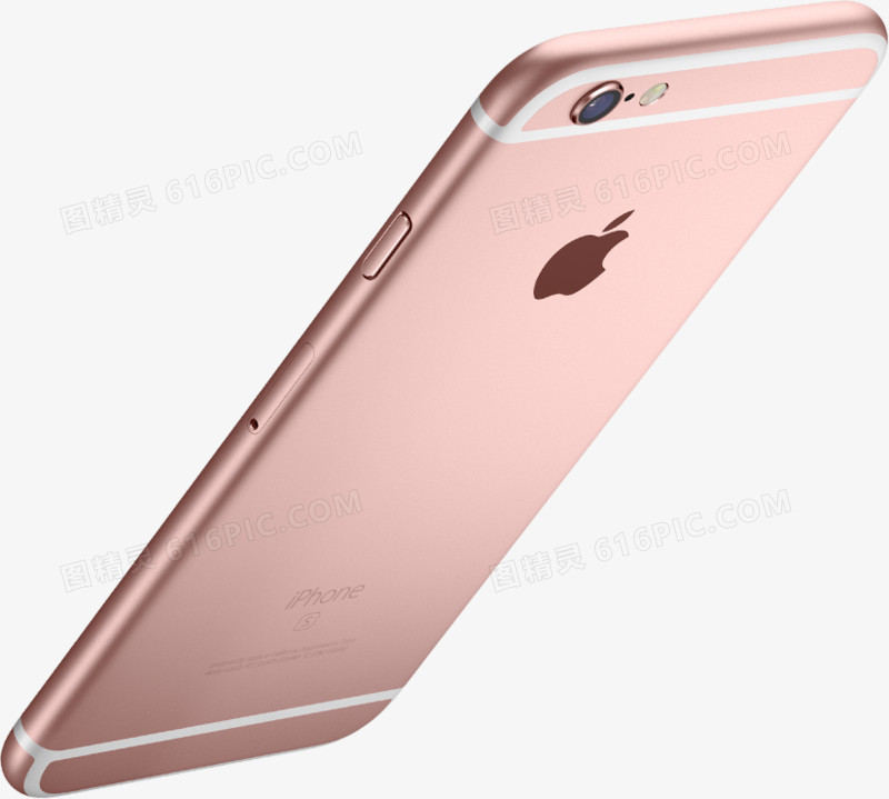 粉色苹果手机海报背景