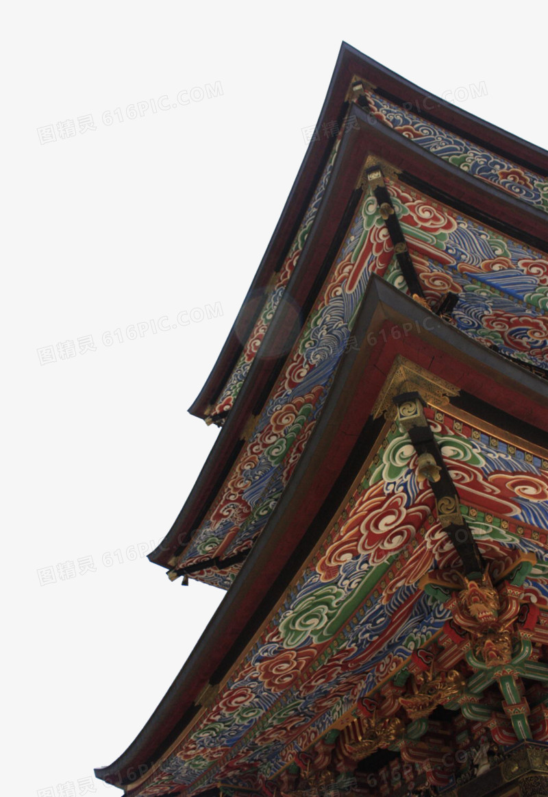 传统中式屋檐建筑