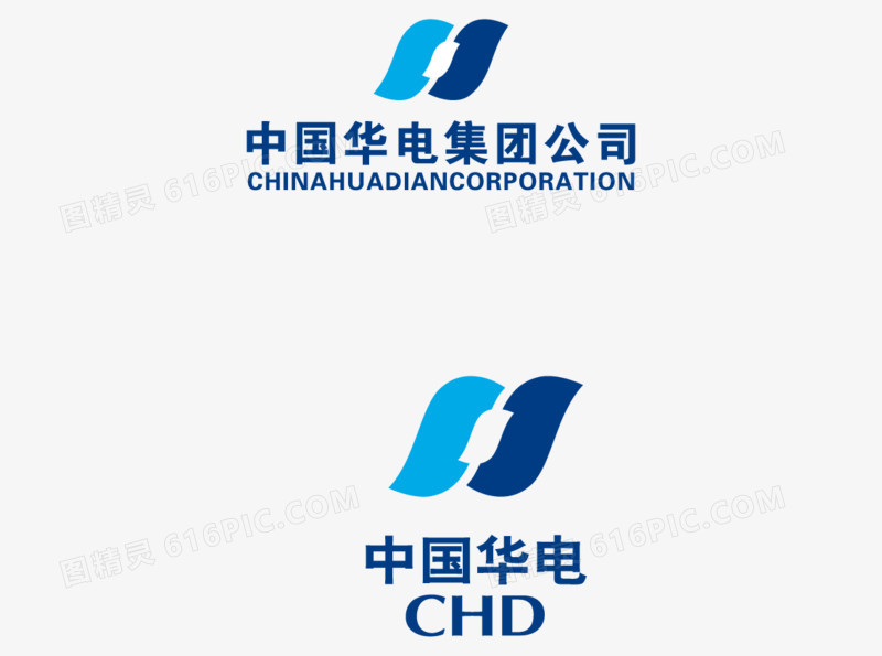 关键词:蓝色logo标志矢量中国华电电力生产图精灵为您提供中国华电