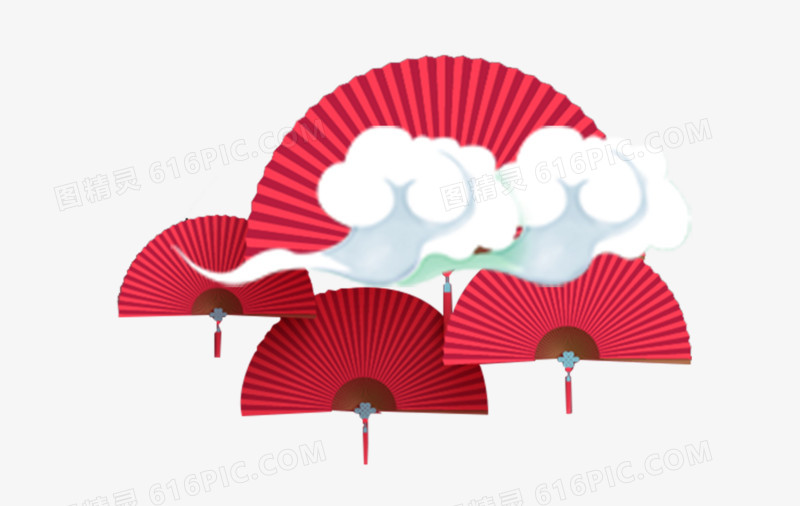 扇子祥云