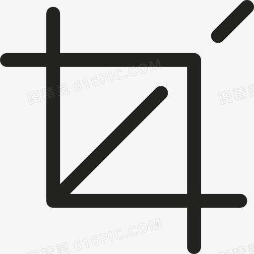 裁切工具图标