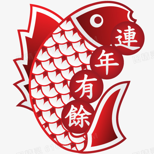 肾小球囊性肾病鱼中国新年的图标