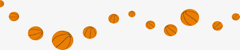 篮球漂浮曲线分割线