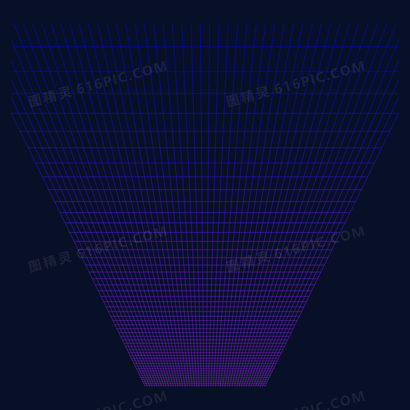 透视网格渐变色酸性元素免抠纹理素材